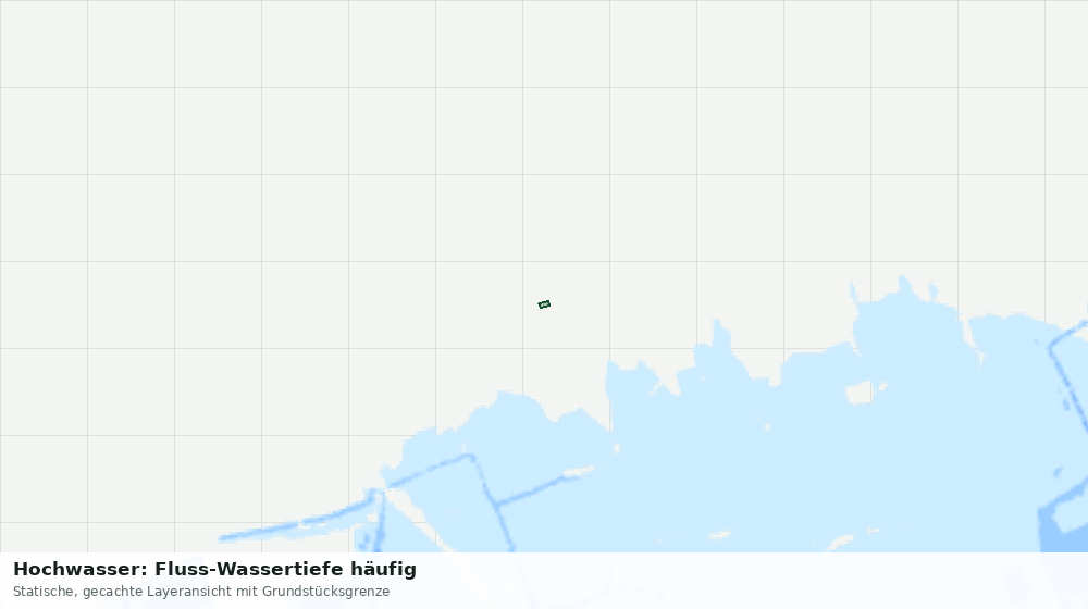 Statische Kartenansicht: Hochwasser: Fluss-Wassertiefe häufig