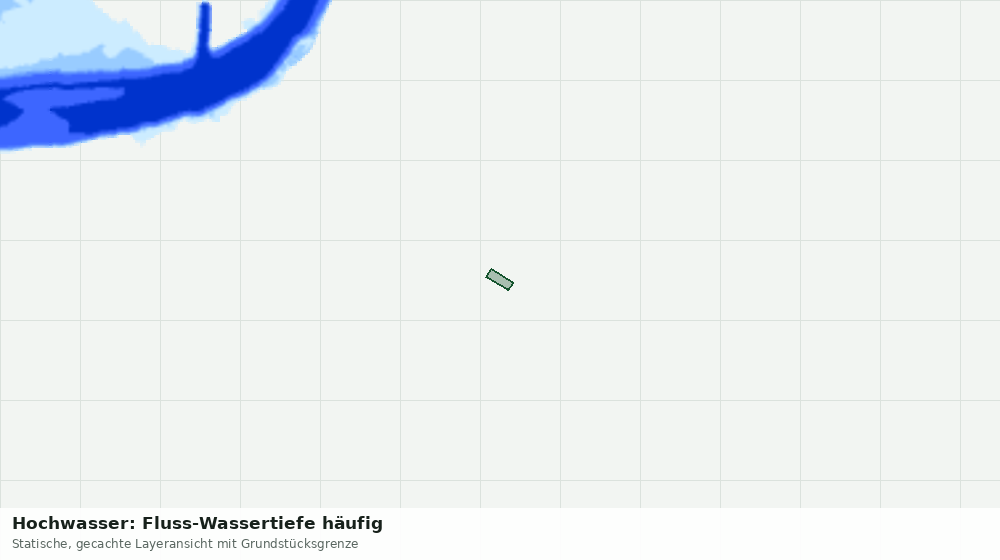 Statische Kartenansicht: Hochwasser: Fluss-Wassertiefe häufig