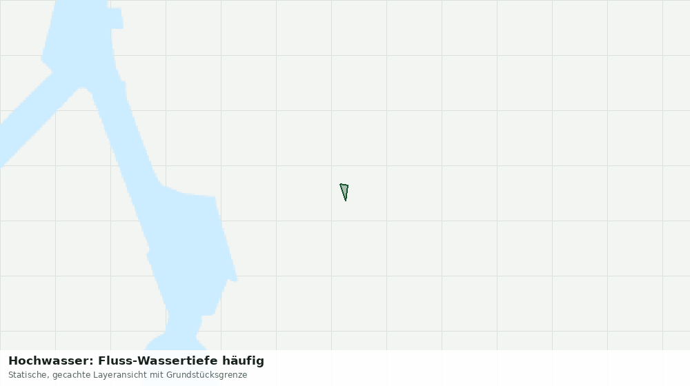 Statische Kartenansicht: Hochwasser: Fluss-Wassertiefe häufig