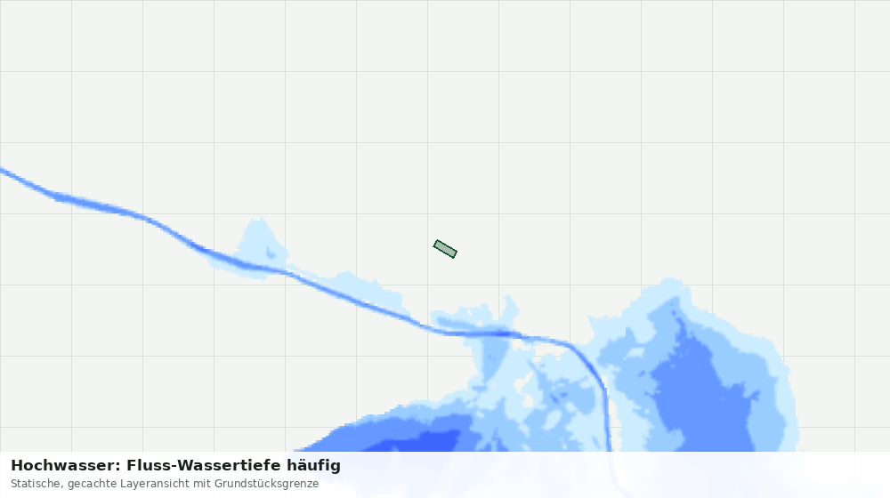 Statische Kartenansicht: Hochwasser: Fluss-Wassertiefe häufig