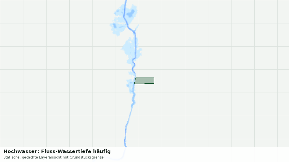Statische Kartenansicht: Hochwasser: Fluss-Wassertiefe häufig