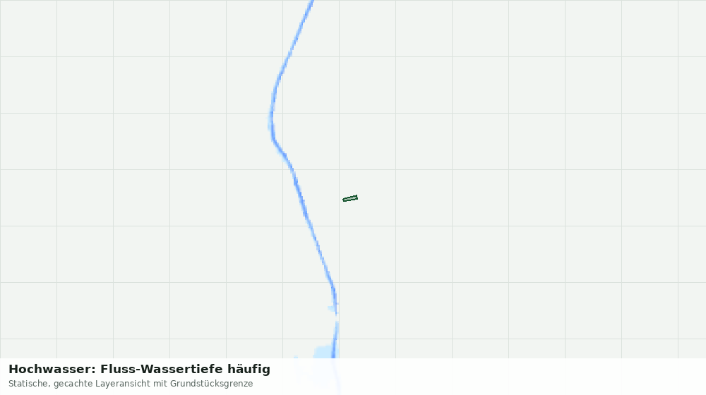 Statische Kartenansicht: Hochwasser: Fluss-Wassertiefe häufig