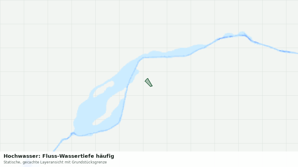 Statische Kartenansicht: Hochwasser: Fluss-Wassertiefe häufig