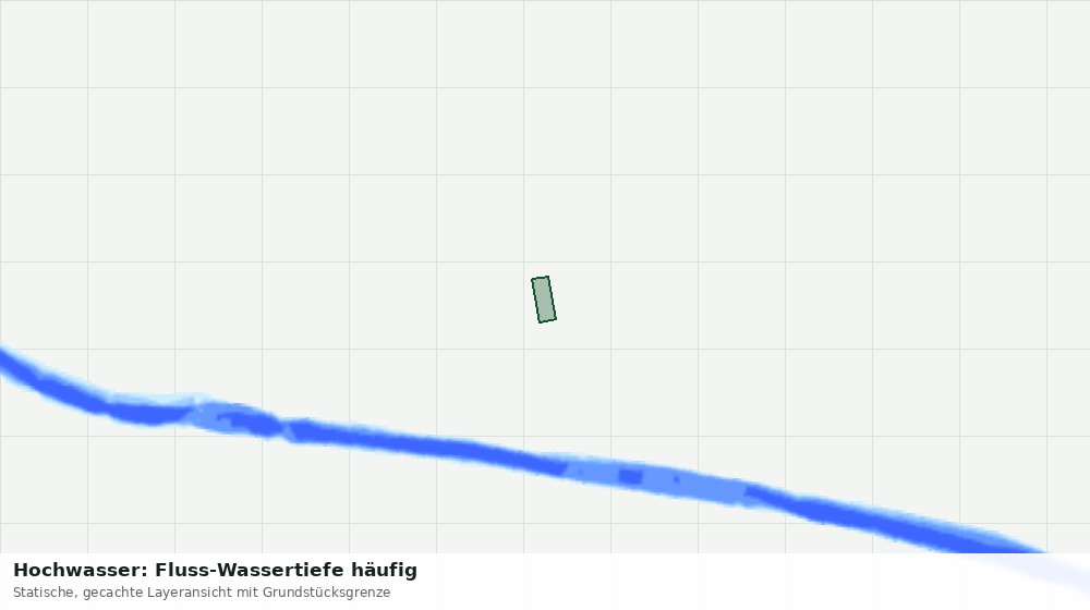 Statische Kartenansicht: Hochwasser: Fluss-Wassertiefe häufig
