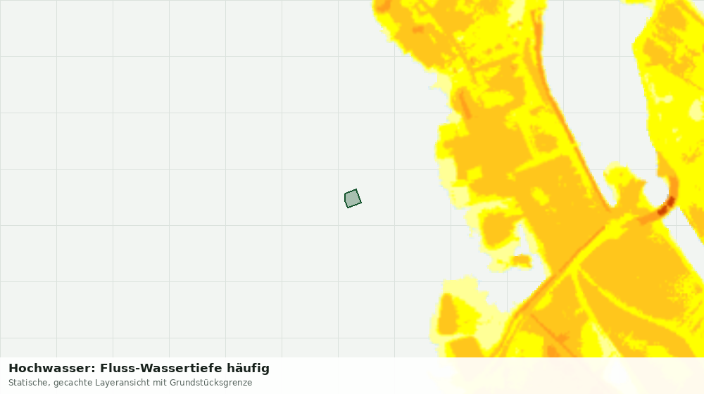 Statische Kartenansicht: Hochwasser: Fluss-Wassertiefe häufig