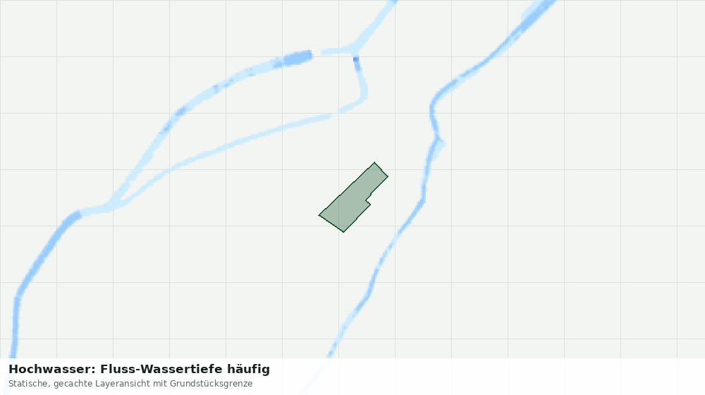 Statische Kartenansicht: Hochwasser: Fluss-Wassertiefe häufig