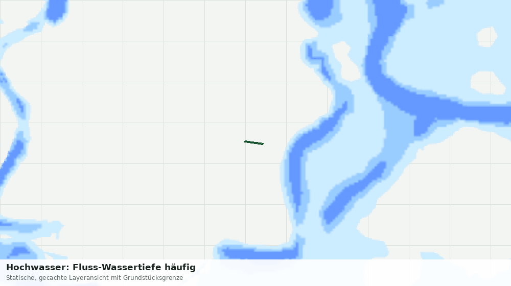 Statische Kartenansicht: Hochwasser: Fluss-Wassertiefe häufig