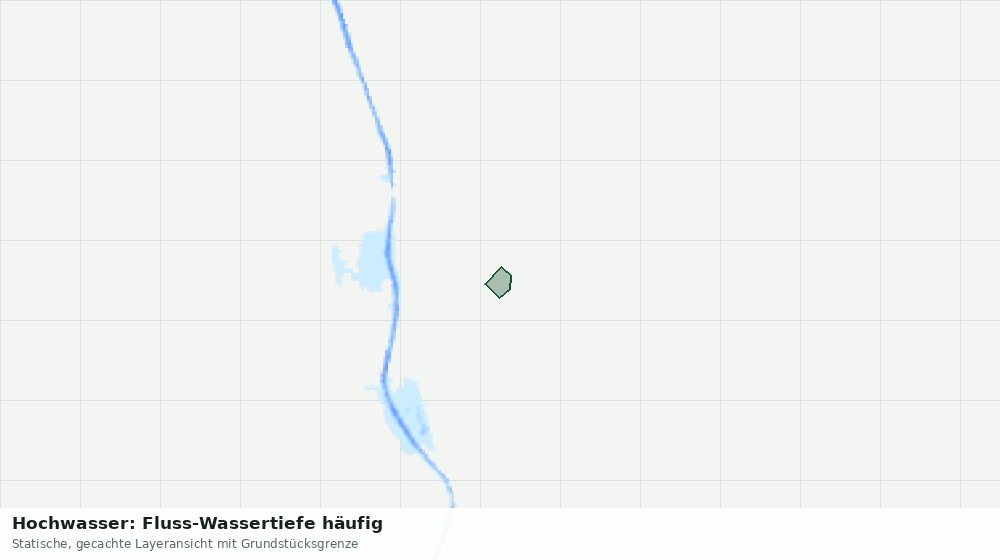 Statische Kartenansicht: Hochwasser: Fluss-Wassertiefe häufig