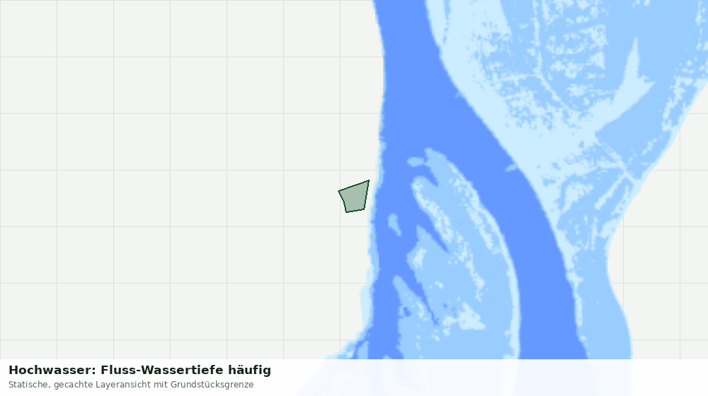 Statische Kartenansicht: Hochwasser: Fluss-Wassertiefe häufig