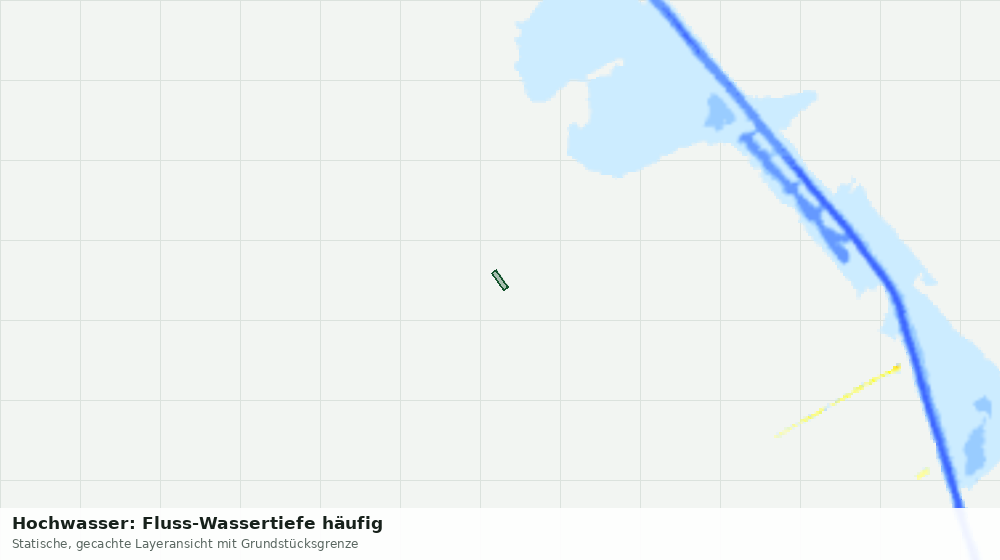 Statische Kartenansicht: Hochwasser: Fluss-Wassertiefe häufig
