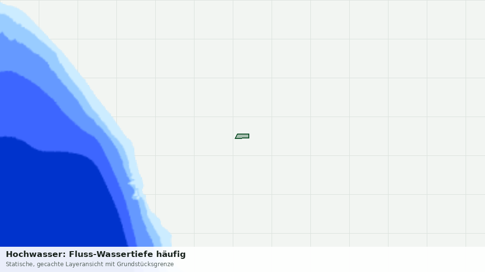 Statische Kartenansicht: Hochwasser: Fluss-Wassertiefe häufig