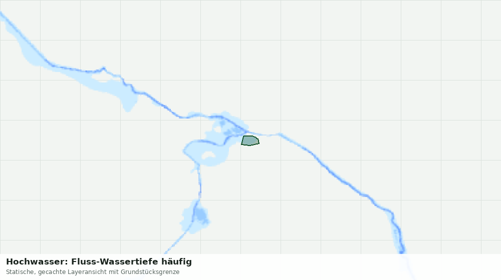 Statische Kartenansicht: Hochwasser: Fluss-Wassertiefe häufig