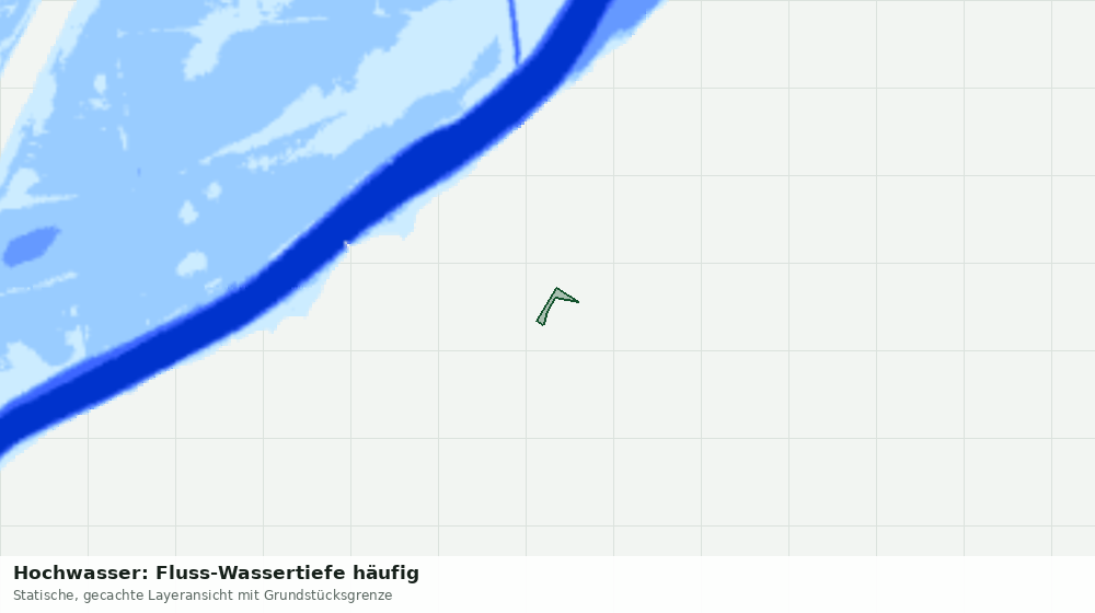 Statische Kartenansicht: Hochwasser: Fluss-Wassertiefe häufig