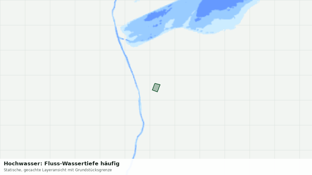 Statische Kartenansicht: Hochwasser: Fluss-Wassertiefe häufig