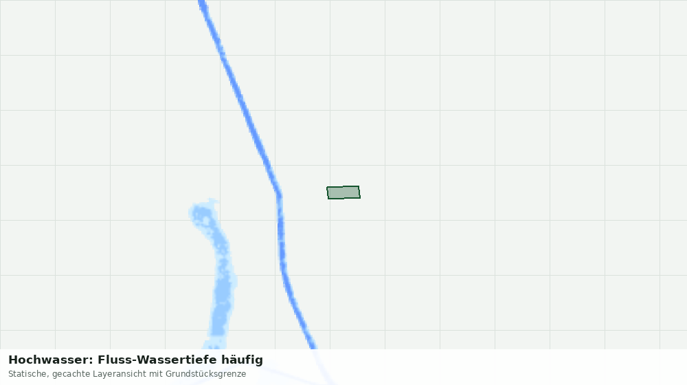Statische Kartenansicht: Hochwasser: Fluss-Wassertiefe häufig
