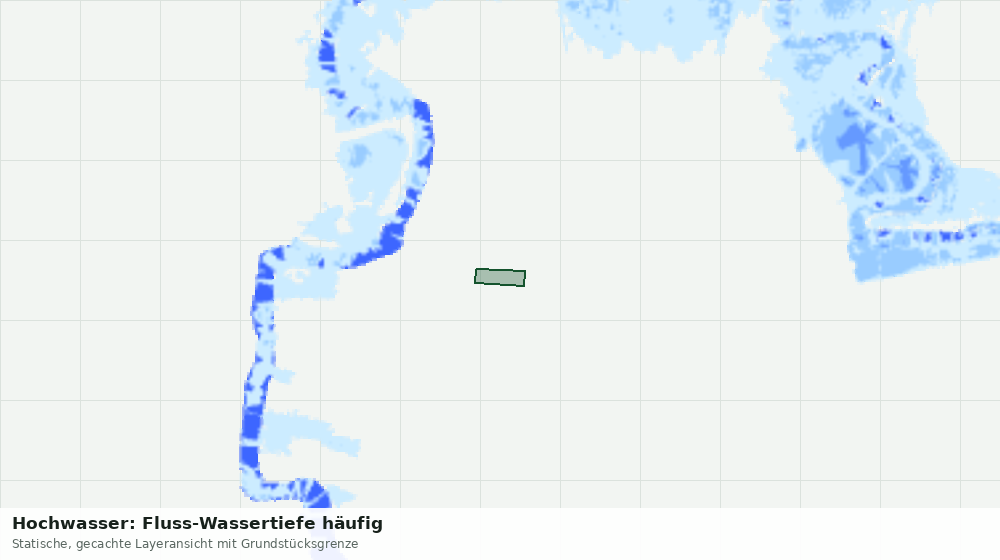Statische Kartenansicht: Hochwasser: Fluss-Wassertiefe häufig