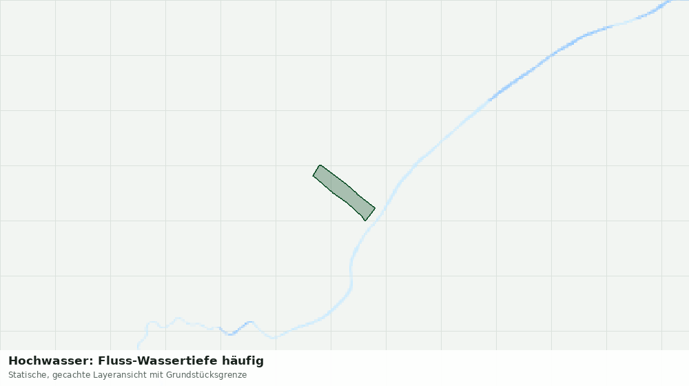 Statische Kartenansicht: Hochwasser: Fluss-Wassertiefe häufig