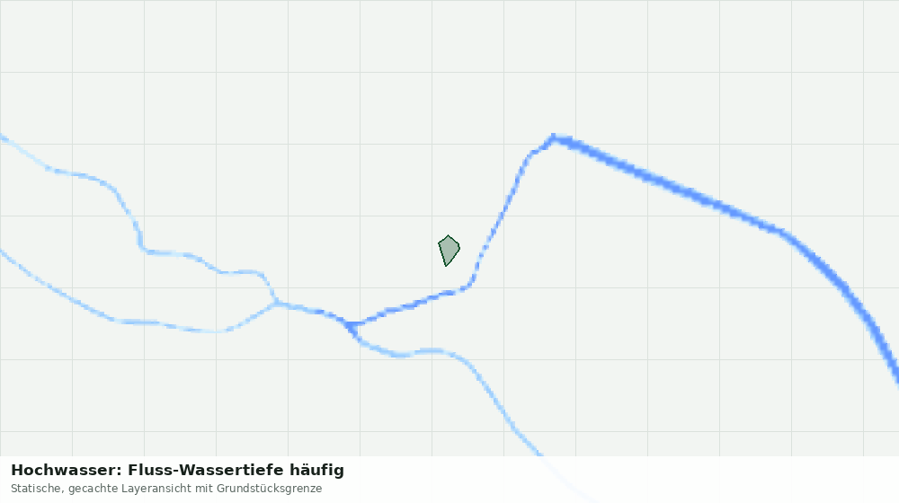 Statische Kartenansicht: Hochwasser: Fluss-Wassertiefe häufig