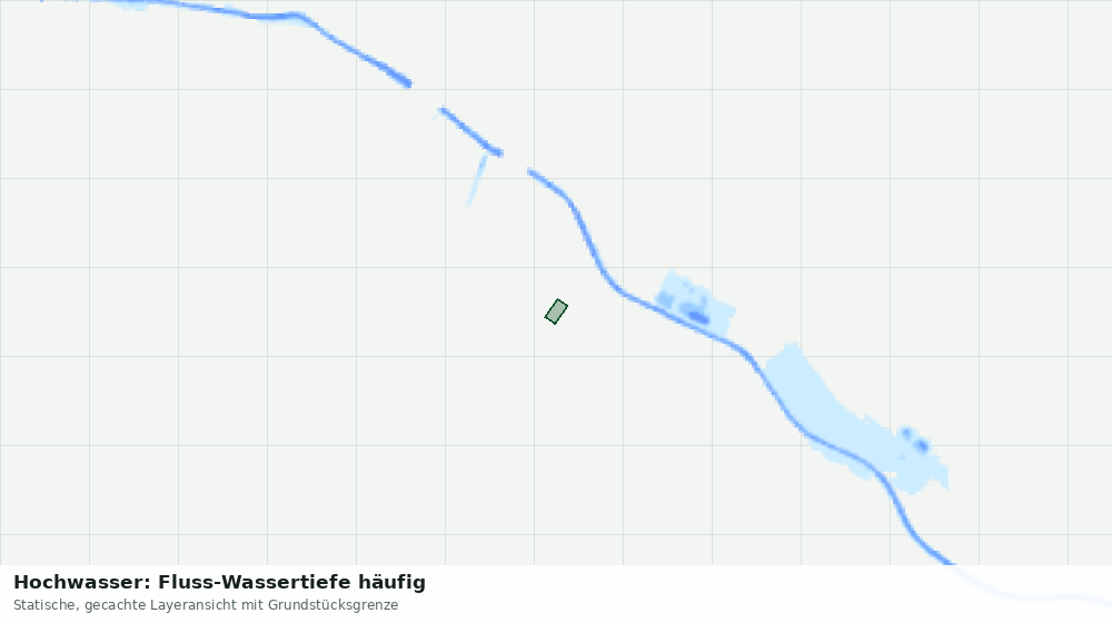 Statische Kartenansicht: Hochwasser: Fluss-Wassertiefe häufig
