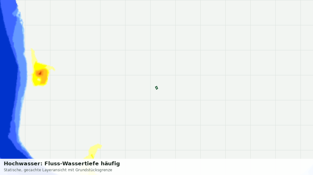 Statische Kartenansicht: Hochwasser: Fluss-Wassertiefe häufig