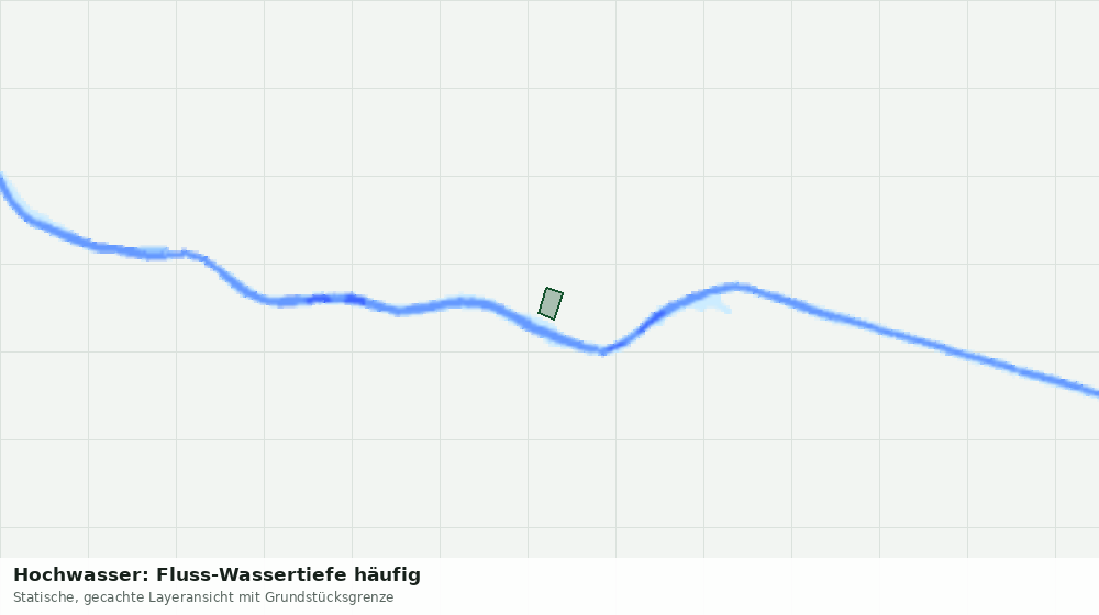 Statische Kartenansicht: Hochwasser: Fluss-Wassertiefe häufig