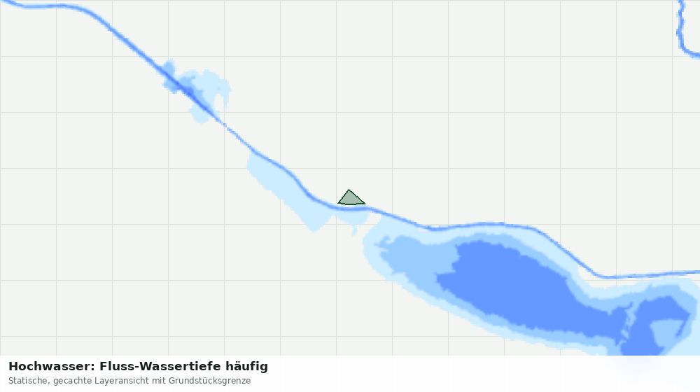 Statische Kartenansicht: Hochwasser: Fluss-Wassertiefe häufig