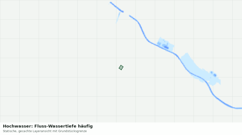 Statische Kartenansicht: Hochwasser: Fluss-Wassertiefe häufig