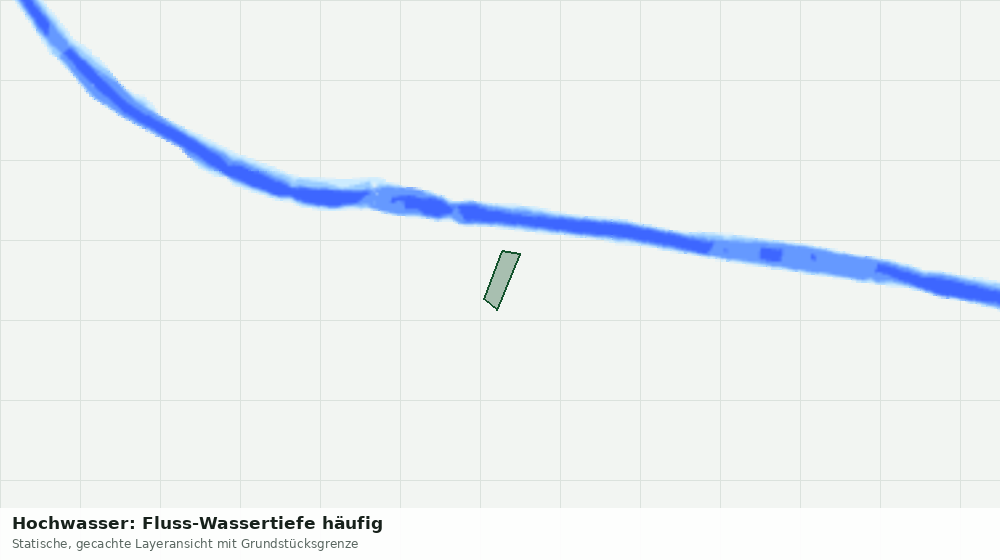 Statische Kartenansicht: Hochwasser: Fluss-Wassertiefe häufig