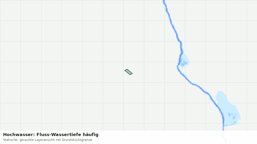 Statische Kartenansicht: Hochwasser: Fluss-Wassertiefe häufig