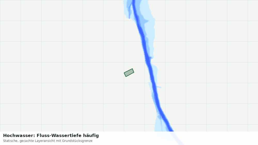 Statische Kartenansicht: Hochwasser: Fluss-Wassertiefe häufig