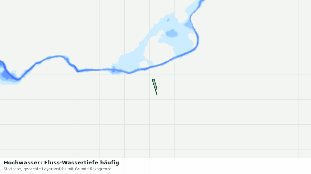 Statische Kartenansicht: Hochwasser: Fluss-Wassertiefe häufig
