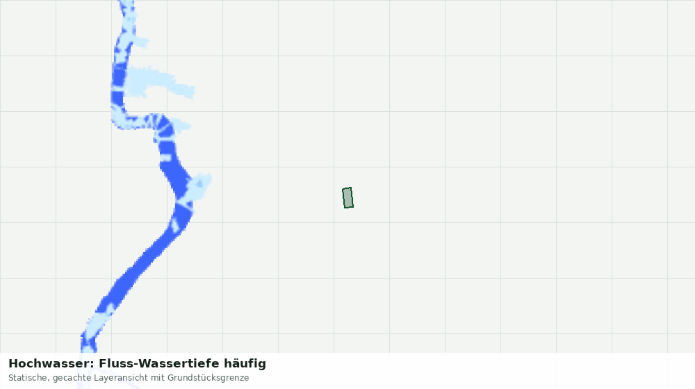 Statische Kartenansicht: Hochwasser: Fluss-Wassertiefe häufig