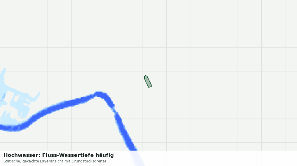 Statische Kartenansicht: Hochwasser: Fluss-Wassertiefe häufig