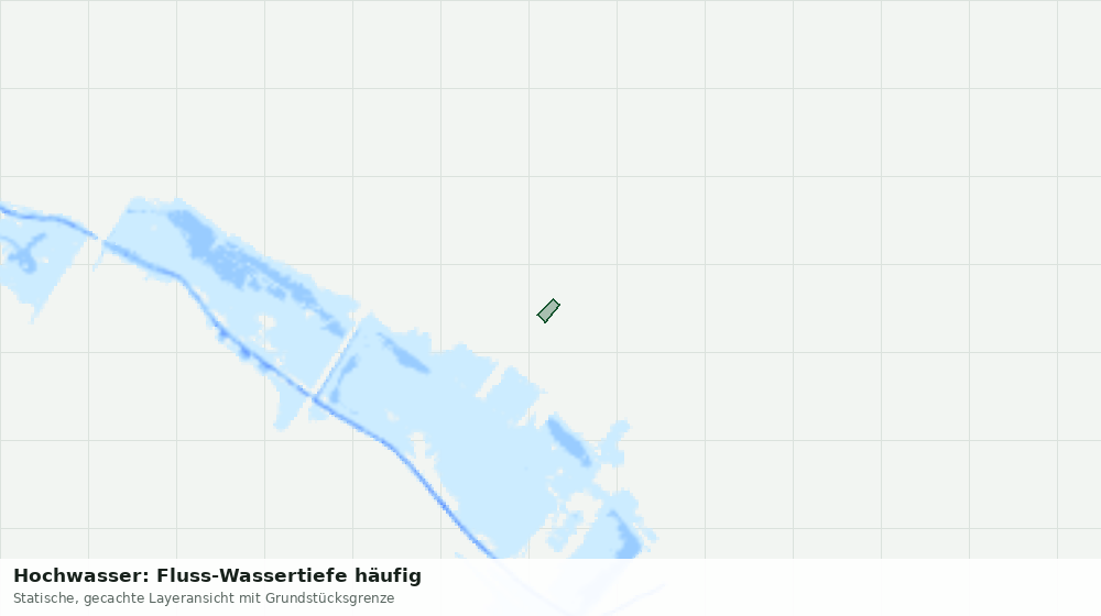 Statische Kartenansicht: Hochwasser: Fluss-Wassertiefe häufig