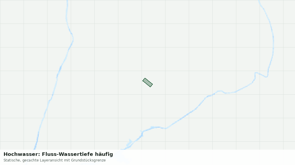 Statische Kartenansicht: Hochwasser: Fluss-Wassertiefe häufig