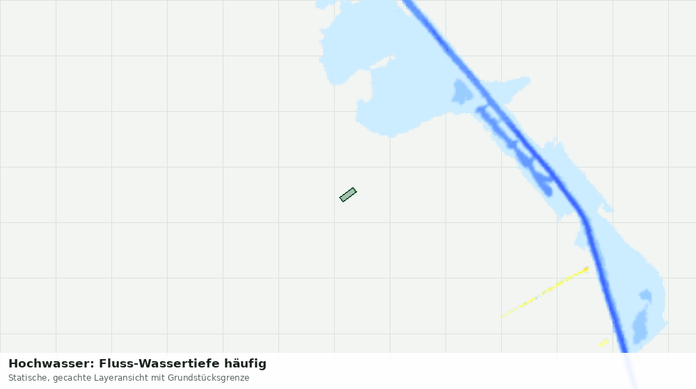 Statische Kartenansicht: Hochwasser: Fluss-Wassertiefe häufig