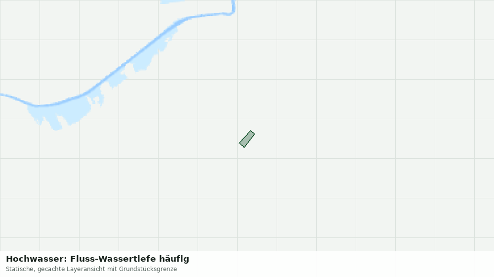 Statische Kartenansicht: Hochwasser: Fluss-Wassertiefe häufig