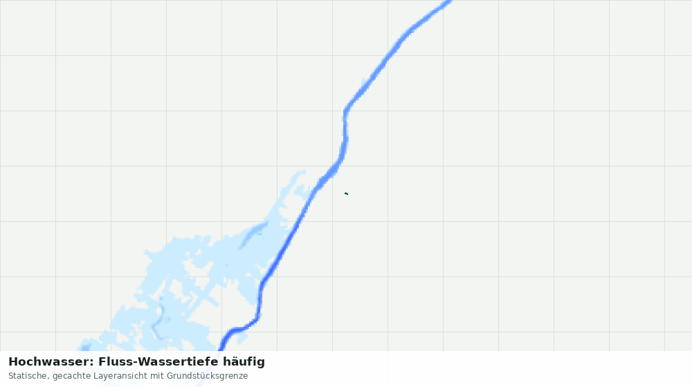 Statische Kartenansicht: Hochwasser: Fluss-Wassertiefe häufig