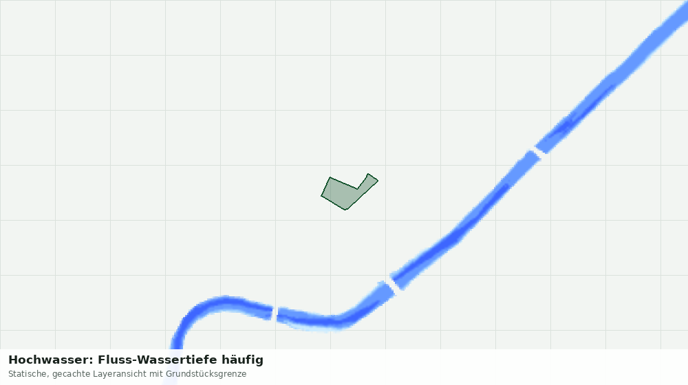 Statische Kartenansicht: Hochwasser: Fluss-Wassertiefe häufig