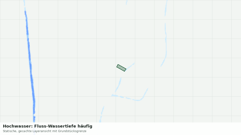 Statische Kartenansicht: Hochwasser: Fluss-Wassertiefe häufig