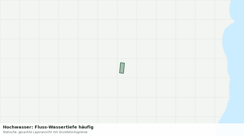 Statische Kartenansicht: Hochwasser: Fluss-Wassertiefe häufig