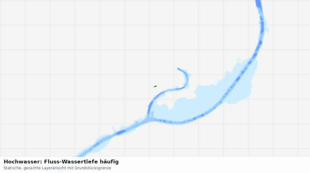 Statische Kartenansicht: Hochwasser: Fluss-Wassertiefe häufig