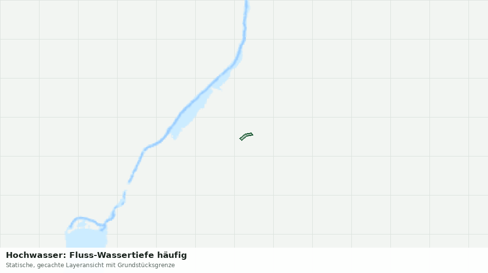 Statische Kartenansicht: Hochwasser: Fluss-Wassertiefe häufig