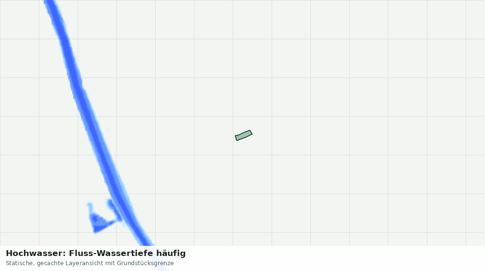 Statische Kartenansicht: Hochwasser: Fluss-Wassertiefe häufig