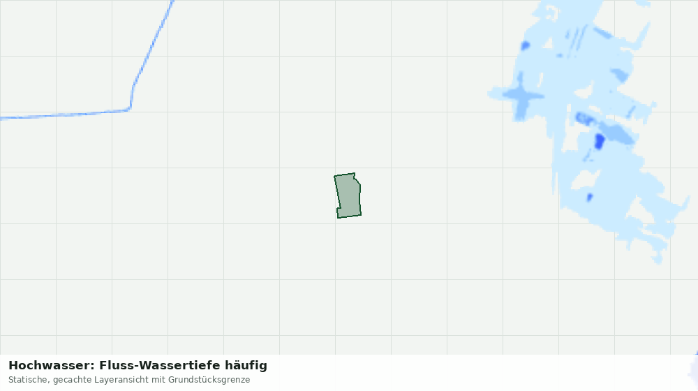 Statische Kartenansicht: Hochwasser: Fluss-Wassertiefe häufig