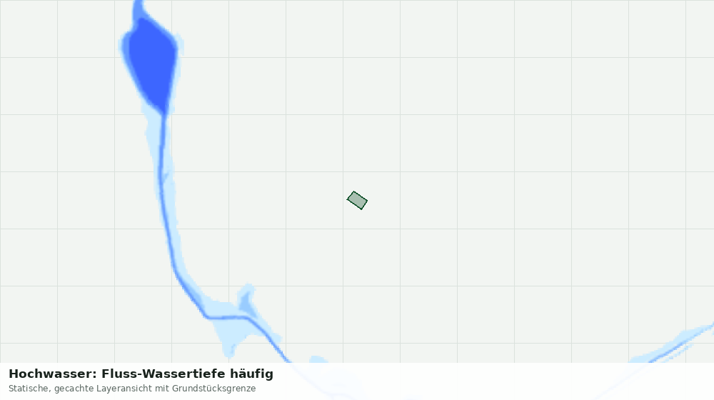 Statische Kartenansicht: Hochwasser: Fluss-Wassertiefe häufig