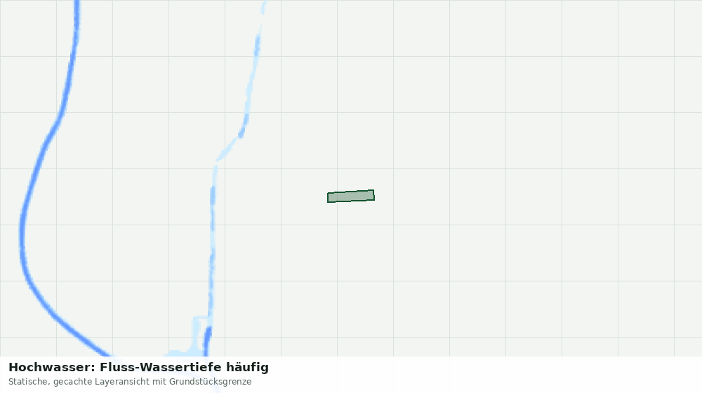 Statische Kartenansicht: Hochwasser: Fluss-Wassertiefe häufig