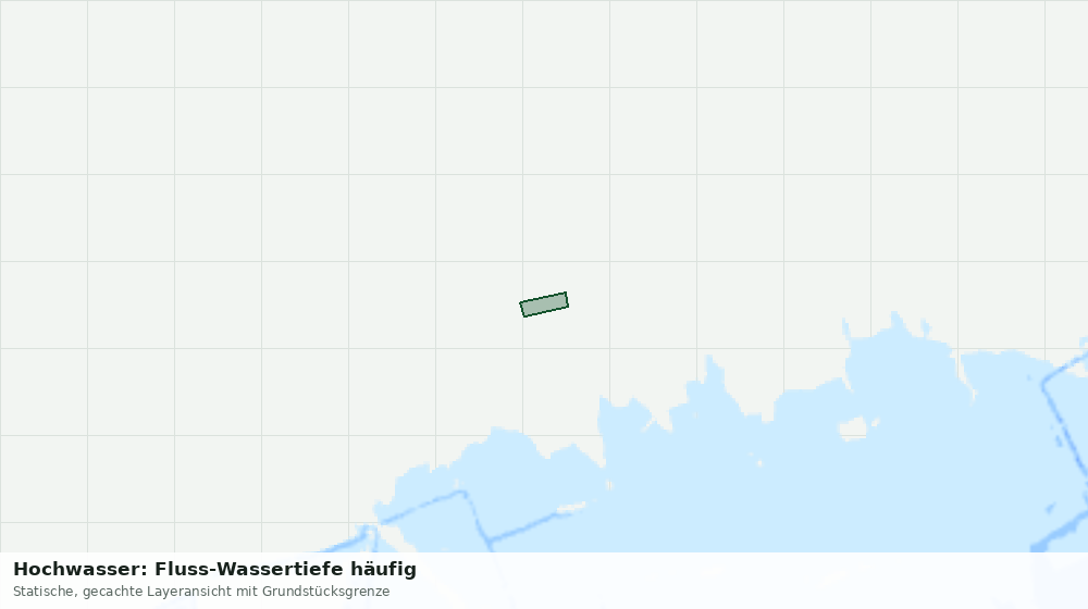Statische Kartenansicht: Hochwasser: Fluss-Wassertiefe häufig