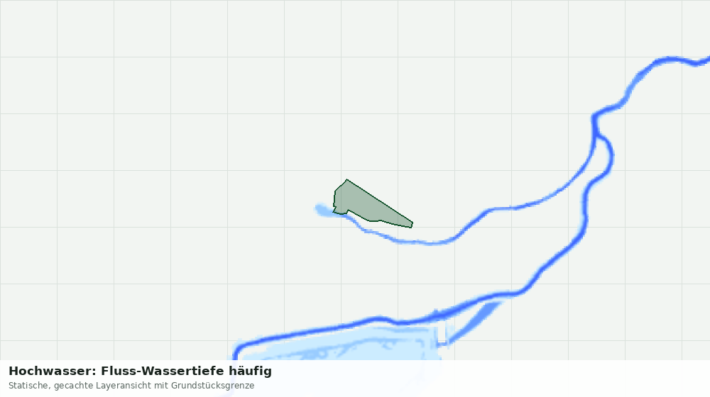 Statische Kartenansicht: Hochwasser: Fluss-Wassertiefe häufig