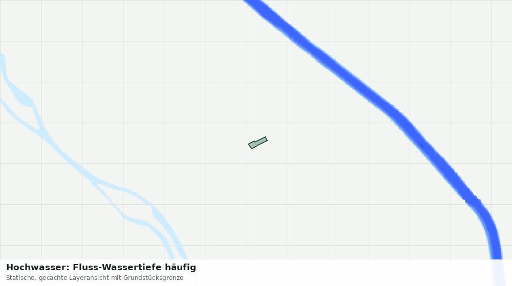 Statische Kartenansicht: Hochwasser: Fluss-Wassertiefe häufig